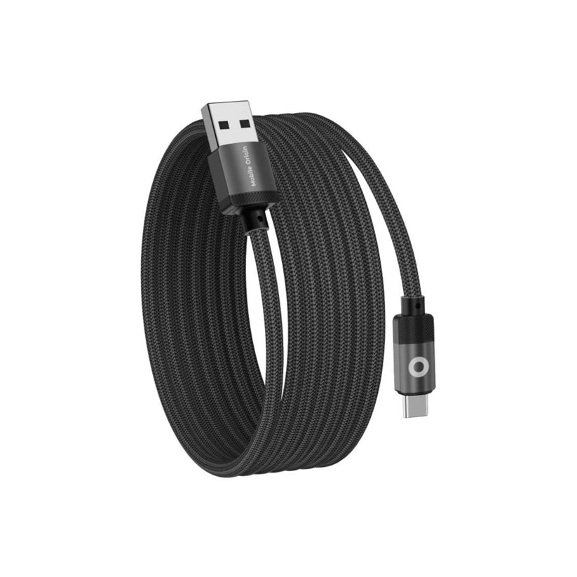 Magnetický 27W nabíjecí kabel Mobile Origin Original Cable USB-A / USB-C 1m - černý - istyle.work