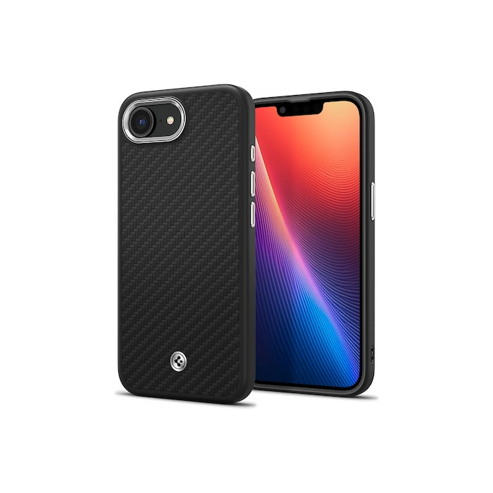 MagSafe kryt pro iPhone 16e Spigen Enzo Aramid - matně černý - istyle.work