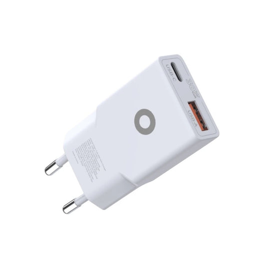 30W adaptér Mobile Origin GaN Slim Charger MO16 - bílý - istyle.work