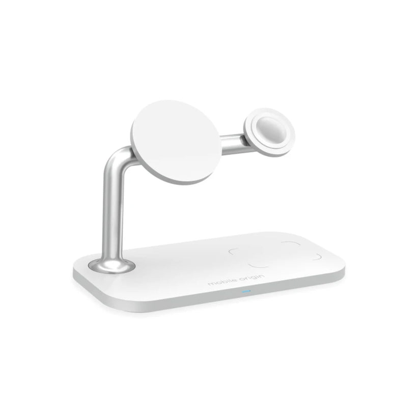 Bezdrátová nabíječka Mobile Origin 3in1 Wireless Charger - bílá - istyle.work