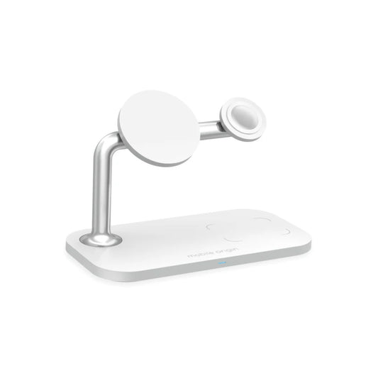 Bezdrátová nabíječka Mobile Origin 3in1 Wireless Charger - bílá - istyle.work