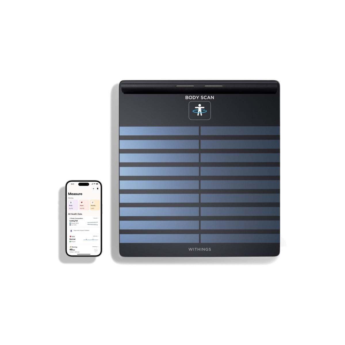 Chytrá zdravotní stanice Withings Body Scan - černá - istyle.work