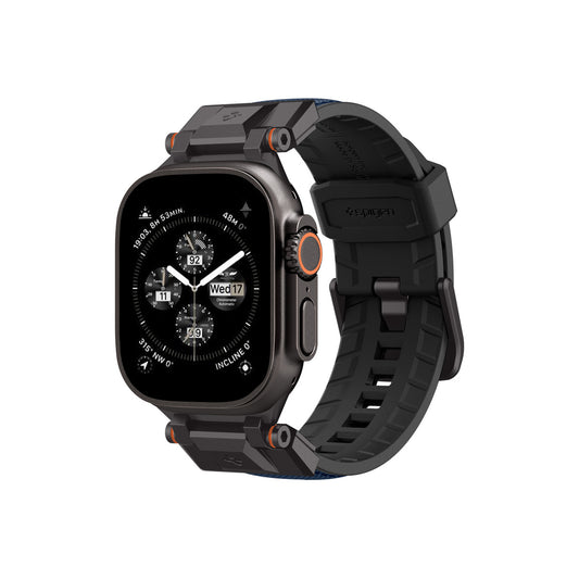 Řemínek pro Apple Watch 49mm/46mm/45mm/44mm Spigen DuraPro Armor - modrý - istyle.work