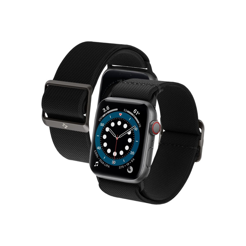 Řemínek pro Apple Watch 42/44/45/49mm Spigen Lite Fit - černý - istyle.work