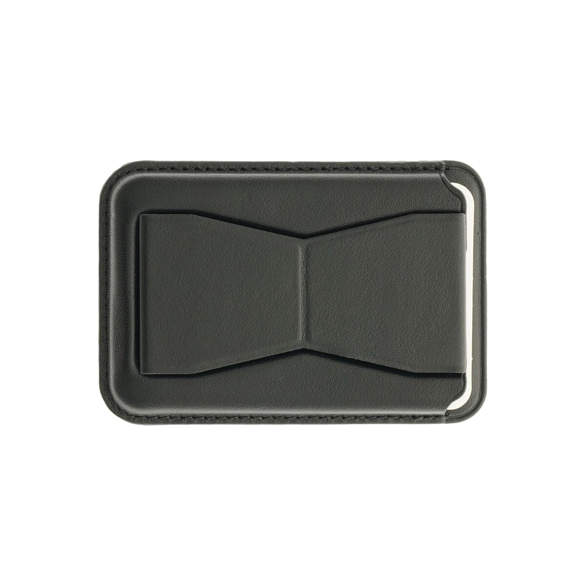 Kožená MagSafe peněženka Dviced s podstavcem – černá - istyle.work