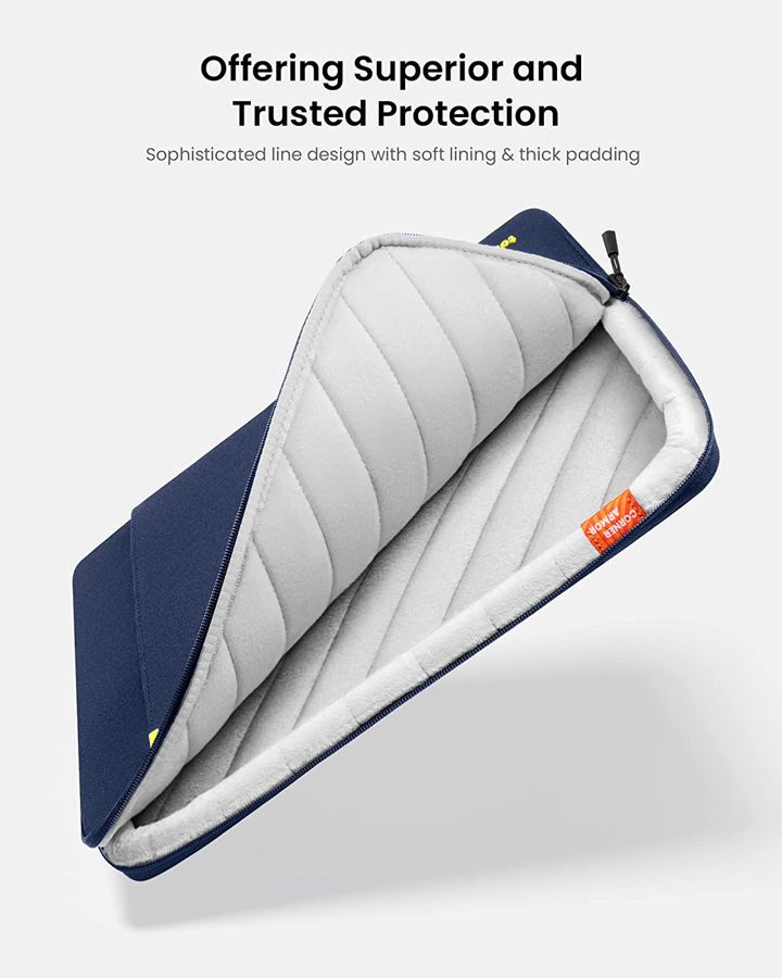 Pouzdro a brašna pro MacBook Pro 14" tomtoc Sleeve Kit - modré