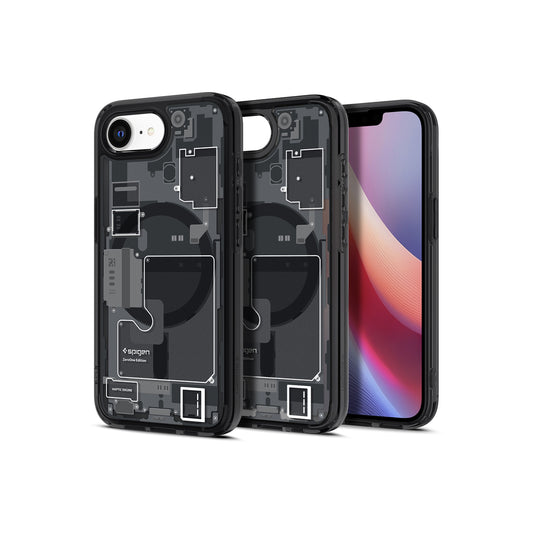 MagSafe kryt pro iPhone 16e Spigen Ultra Hybrid - zero one black - istyle.work