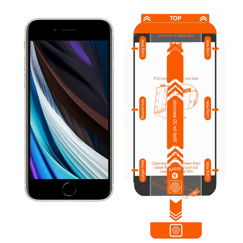 2 kusy ochranného skla pro iPhone 8/7/SE 2022 Mobile Origin Screen Guard - istyle.work