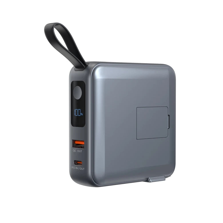 Powerbanka a cestovní nabíječka Mobile Origin PowerBank Travel Charger 10 000 mAh - šedá - istyle.work