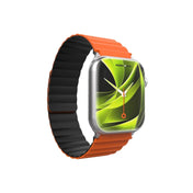 Řemínek pro Apple Watch 42/44/45/49 mm Mobile Magnetic Strap II - oranžový/černý - istyle.work