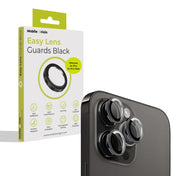 Sklo na fotoaparát pro iPhone 14 Pro / 14 Pro Max Mobile Origin Easy Lens Full Cover - černé