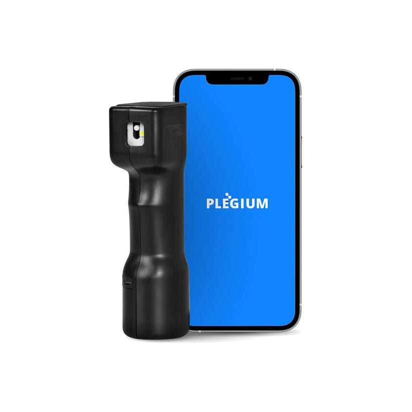 Chytrý pepřový sprej Plegium smart - černý - istyle.work