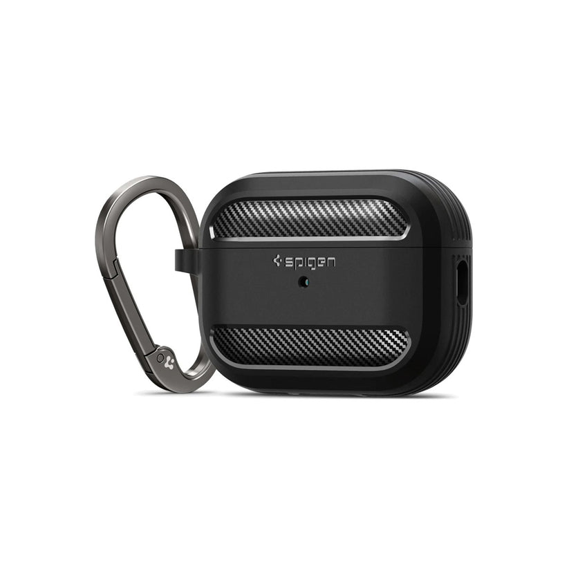 Obal pro AirPods Pro 2. gen Spigen Rugged Armor - černý - istyle.work
