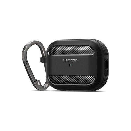 Obal pro AirPods Pro 2. gen Spigen Rugged Armor - černý - istyle.work