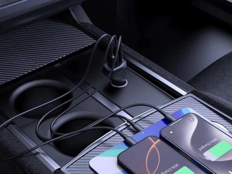 100W autonabíječka Mobile Origin CA25 - 2× USB-C + USB-A