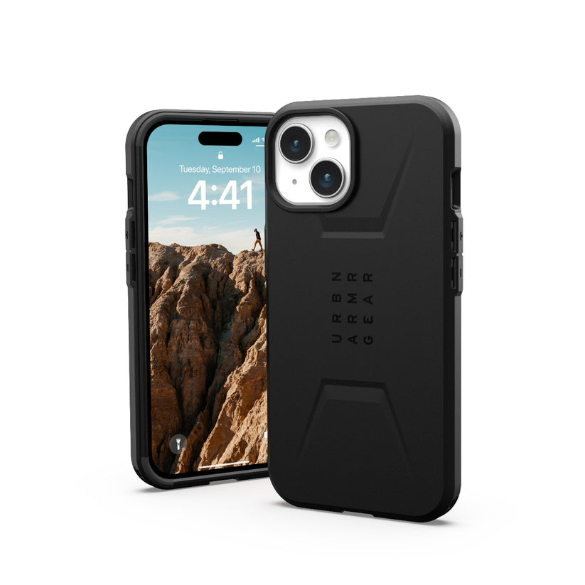 Kryt pro iPhone 15 UAG Civilian MagSafe - černý - istyle.work
