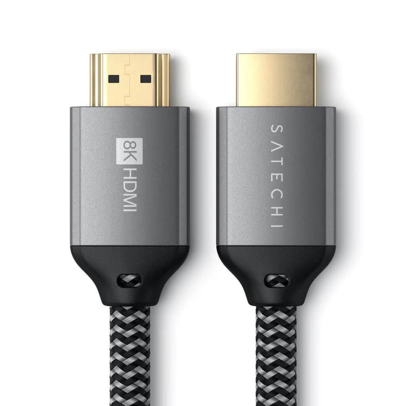 Opletený 2m kabel Satechi 8K Ultra HD High Speed HDMI - černý - istyle.work