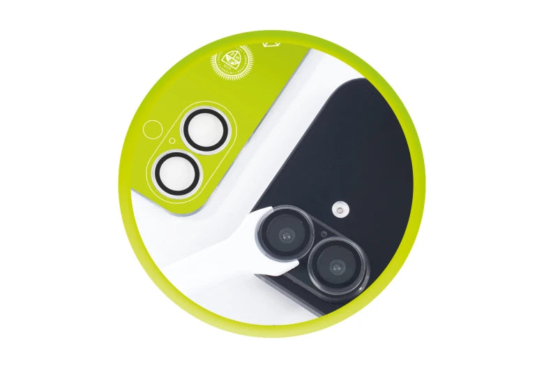 Safírové sklo na čočky pro iPhone 17 Pro / 17 Pro Max Mobile Origin - průhledné