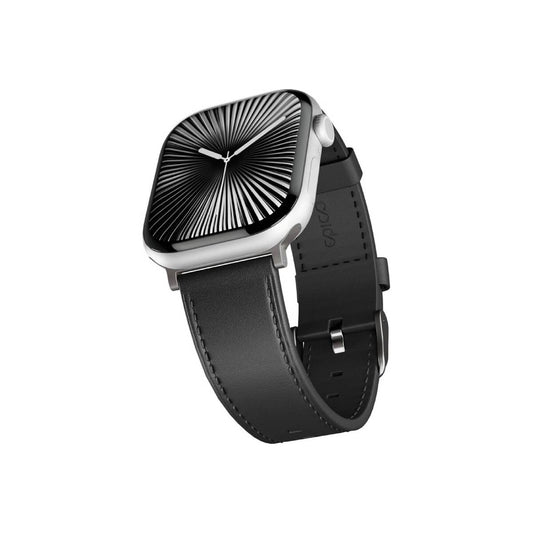 Kožený řemínek pro Apple Watch 38/40/41/42 mm Epico Watch Strap Leather - černý