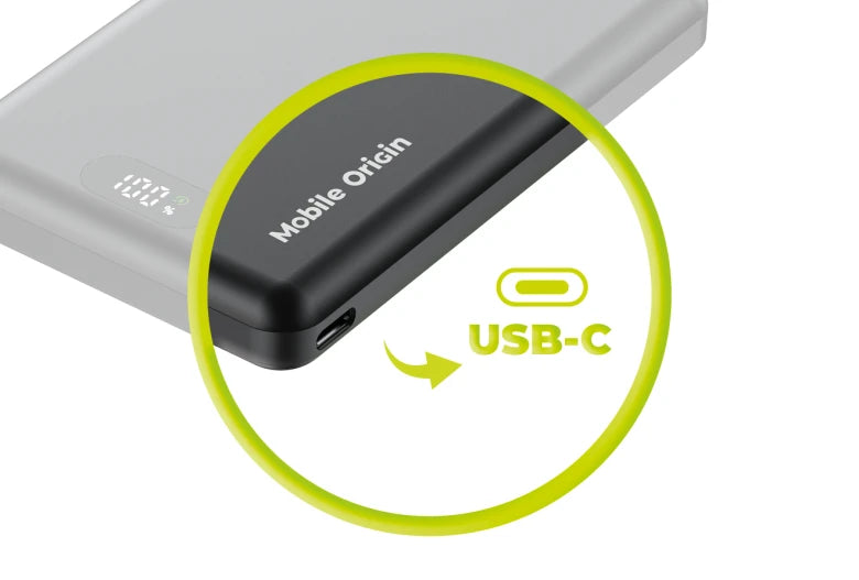 10 000 mAh magnetická bezdrátová powerbanka Mobile Origin PB8