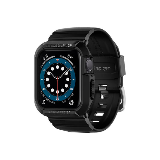Řemínek pro Apple Watch 30/40/41 mm Spigen Rugged Armor Pro - černá - istyle.work