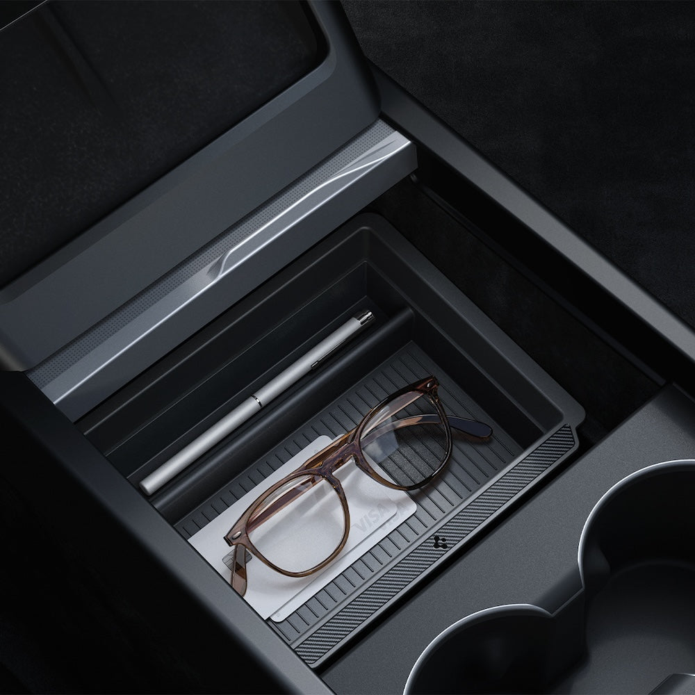 Organizér pro přední konzoli Spigen Tesla Sliding Console Organizer - černý - istyle.work