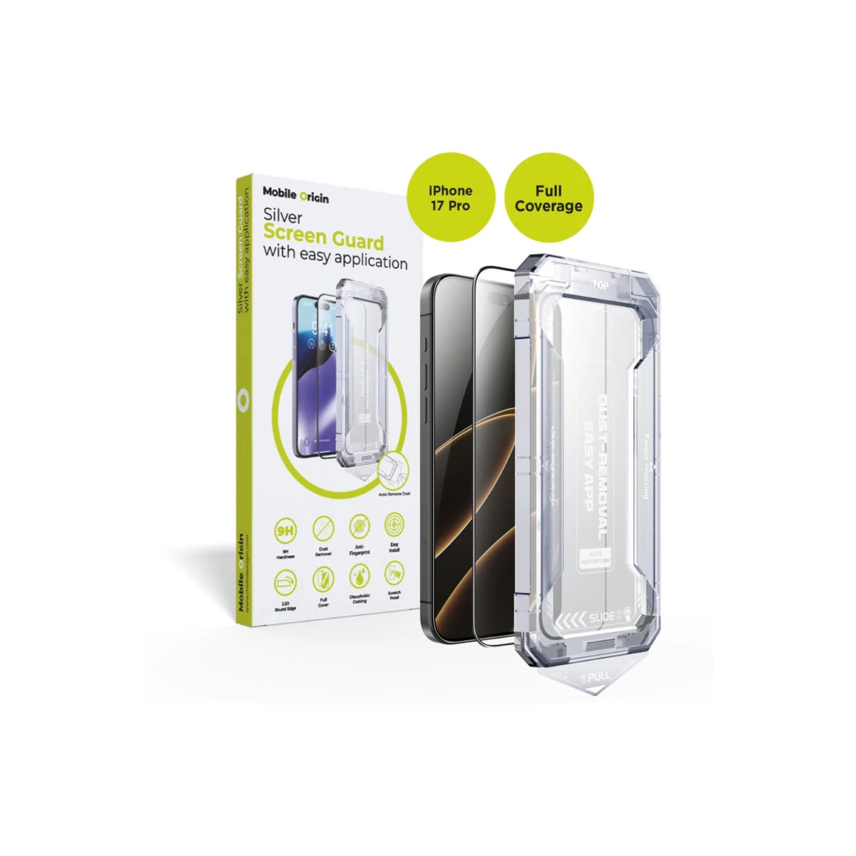 Ochranné sklo pro iPhone 17 Pro Mobile Origin Screen Guard s aplikátorem - istyle.work