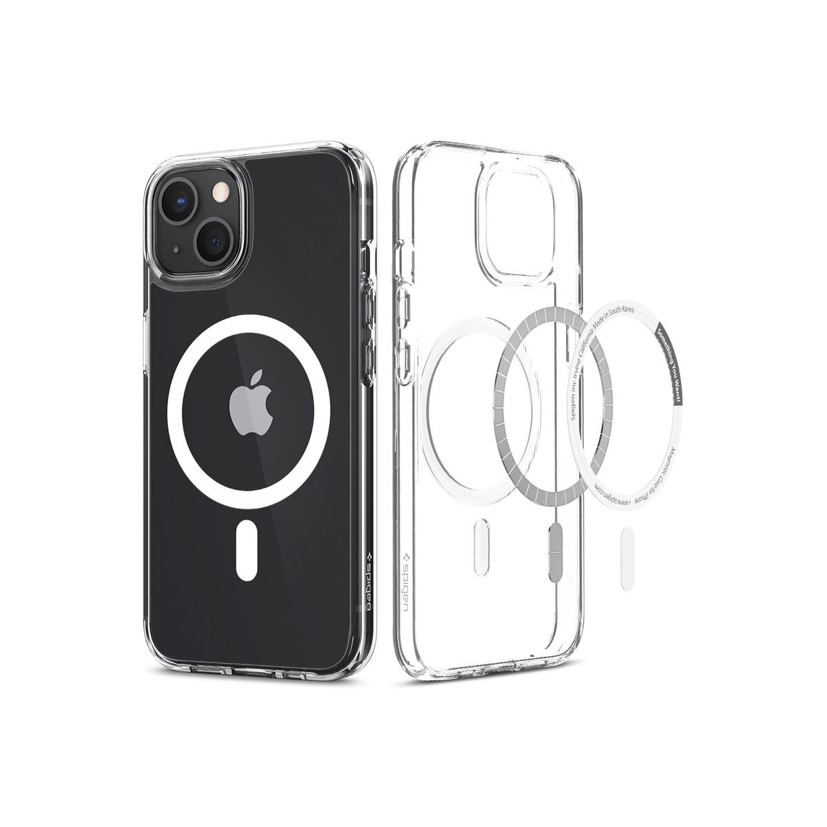 Kryt pro iPhone 13 Spigen Ultra Hybrid MagSafe - bílý