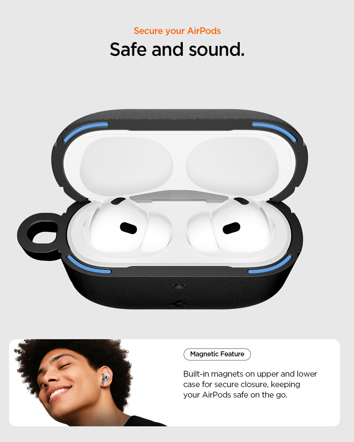 Pouzdro pro AirPods Pro 3 Spigen Vault - černé
