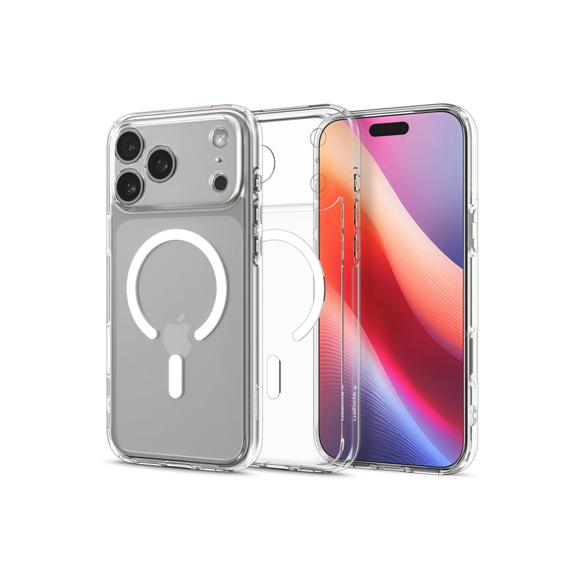 Kryt pro iPhone 17 Pro Max Spigen Ultra Hybrid MagSafe - průhledně bílý - istyle.work