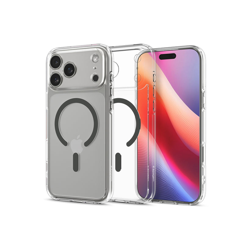 Kryt pro iPhone 17 Pro Max Spigen Ultra Hybrid MagSafe - průhledně grafitový - istyle.work