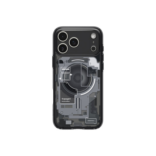 Kryt pro iPhone 17 Pro Max Spigen Ultra Hybrid MagSafe - zero one black - istyle.work