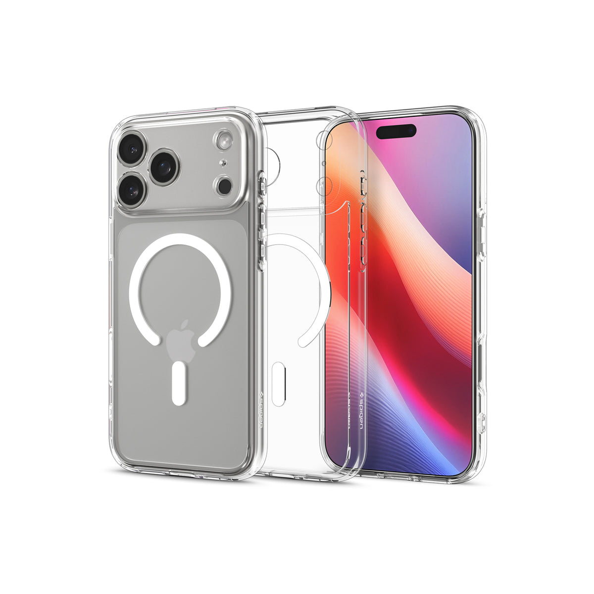 Kryt pro iPhone 17 Pro Spigen Ultra Hybrid MagSafe - průhledně bílý - istyle.work