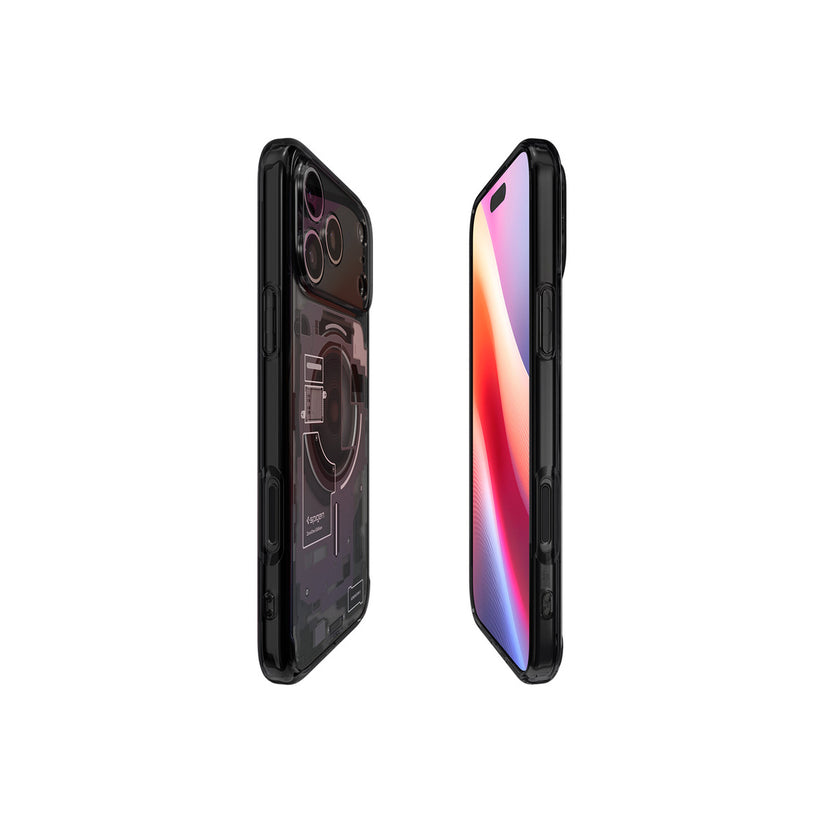 Kryt pro iPhone 17 Pro Spigen Ultra Hybrid MagSafe - zero one black - istyle.work