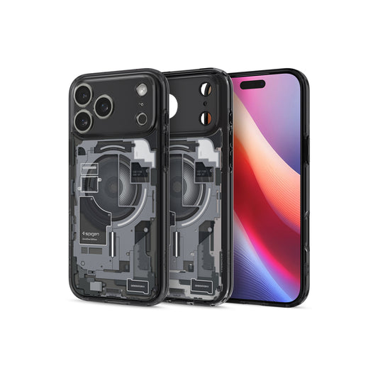 Kryt pro iPhone 17 Pro Spigen Ultra Hybrid MagSafe - zero one black - istyle.work