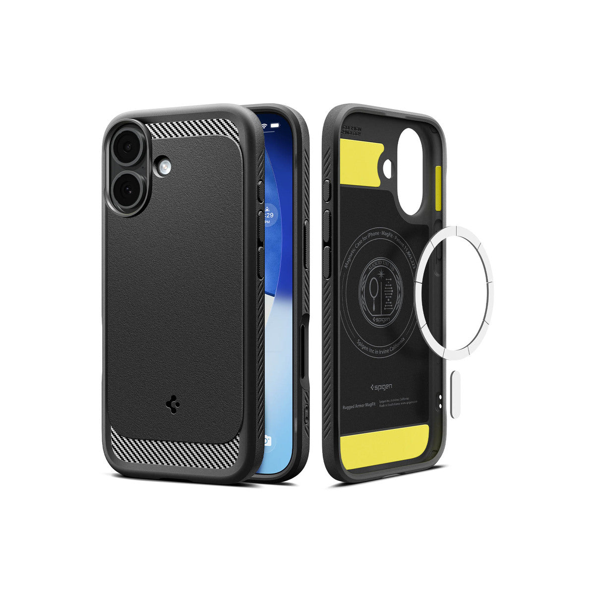 Kryt pro iPhone 17 Spigen Rugged Armor MagSafe - matně černý - istyle.work