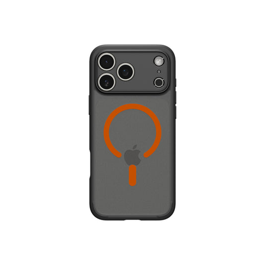 Kryt pro iPhone 17 Pro Spigen Ultra Hybrid MagSafe - černý mráz oranžový - istyle.work