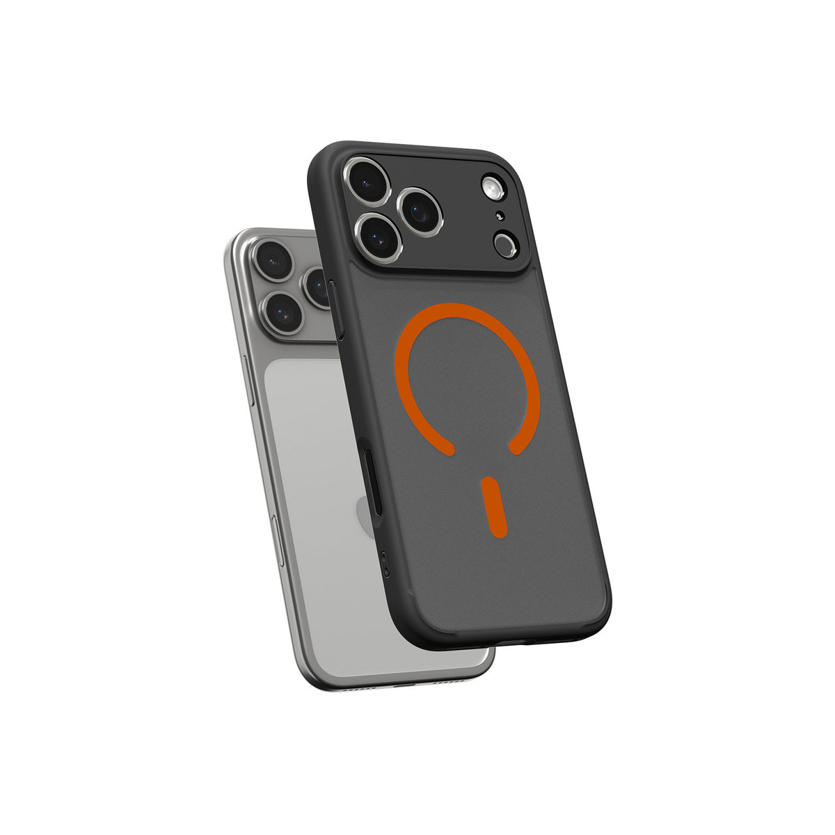 Kryt pro iPhone 17 Pro Spigen Ultra Hybrid MagSafe - černý mráz oranžový - istyle.work
