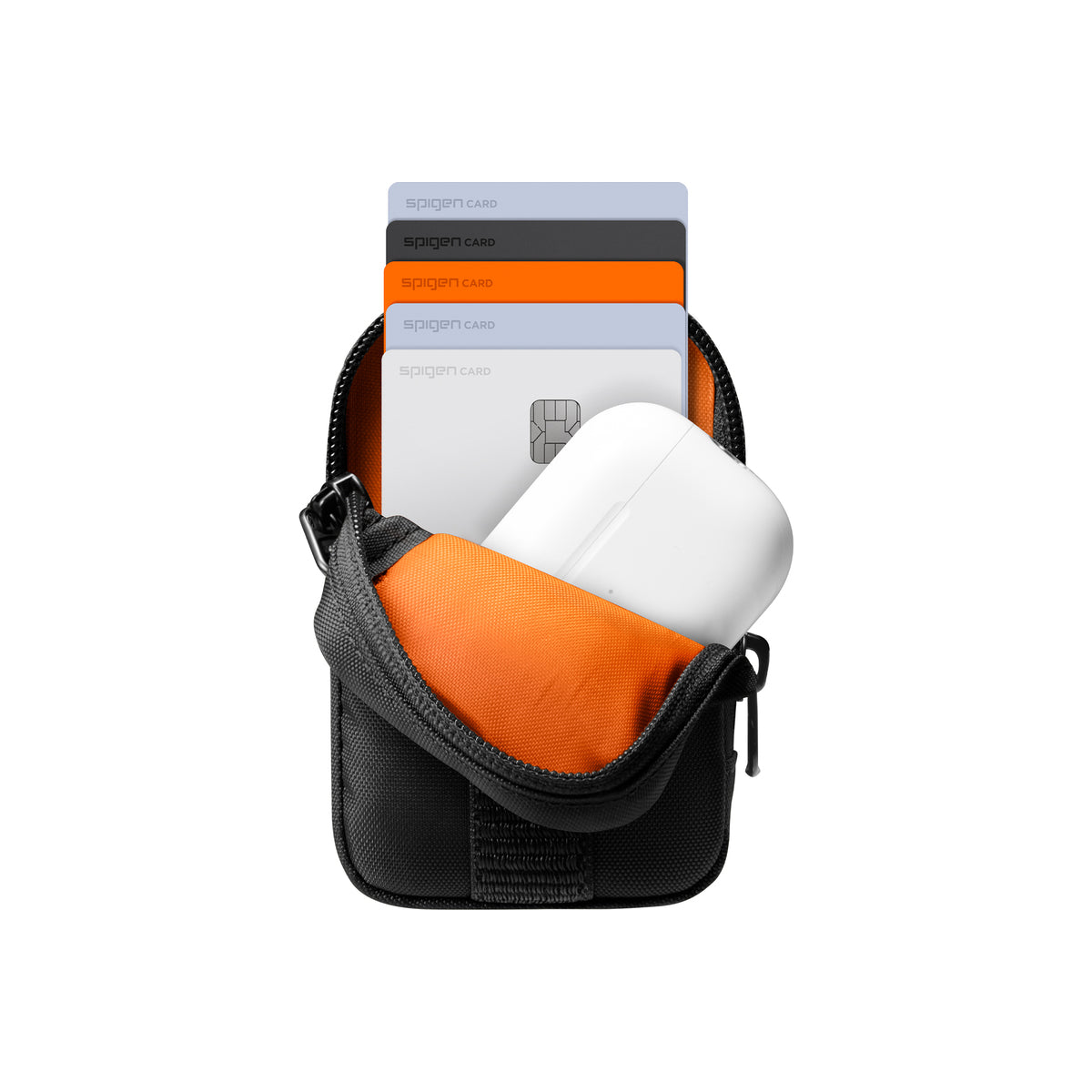 Univerzální organizér Spigen Portable Organizer Pouch TintapZip MagSafe - černý