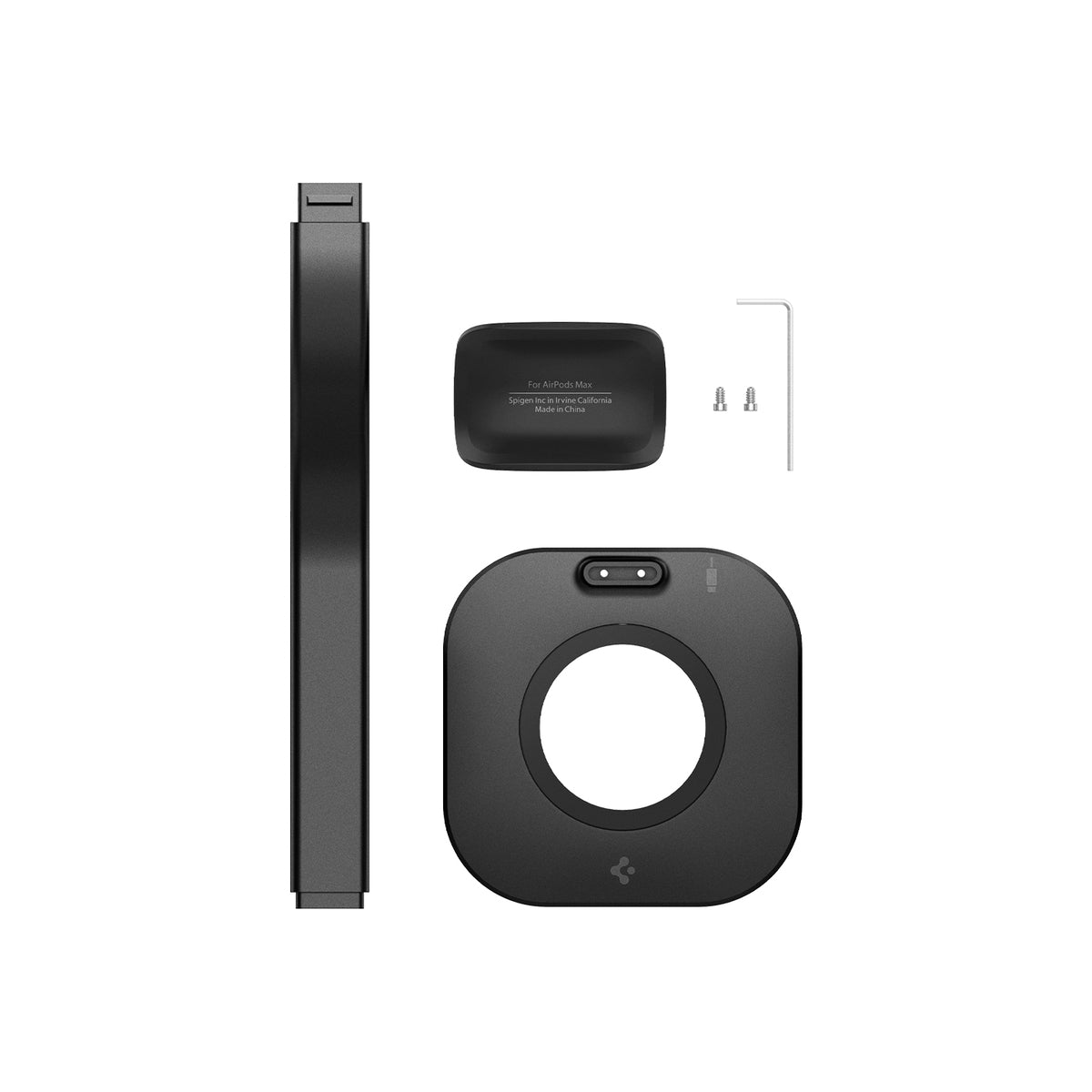 Stojánek pro AirPods Max Spigen MagSafe Charger Stand - černý - istyle.work