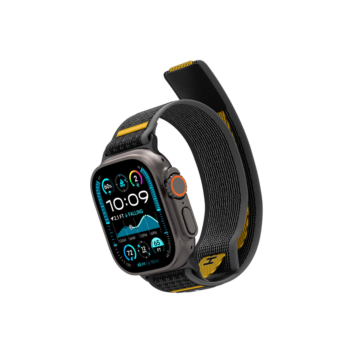 Řemínek pro Apple Watch 44mm/45mm/46mm/49mm Spigen Athlex Air Active Band - černý - istyle.work