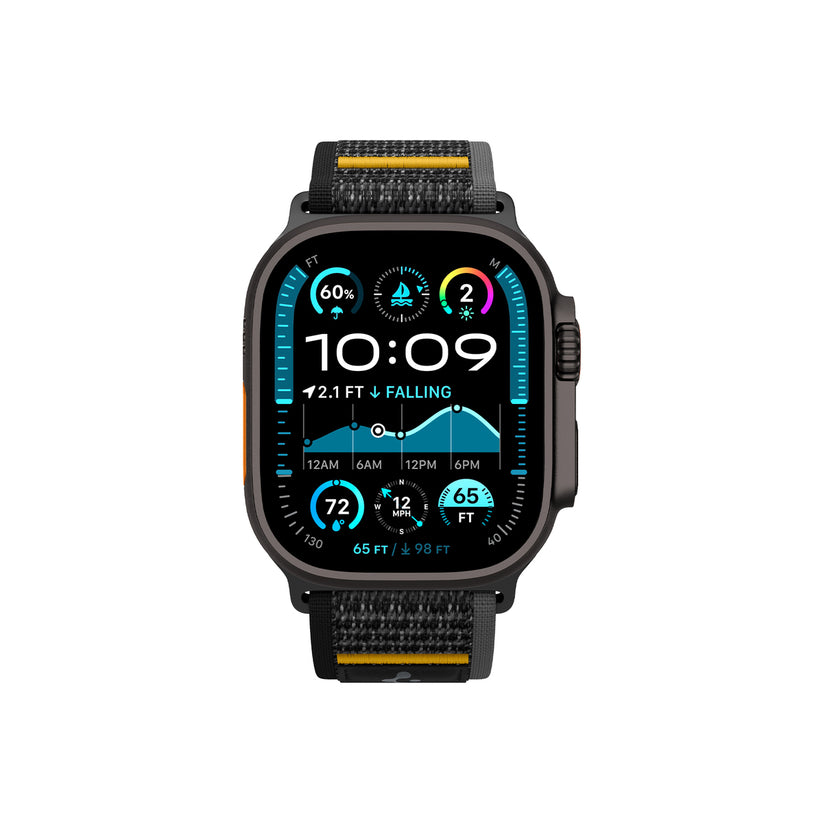 Řemínek pro Apple Watch 44mm/45mm/46mm/49mm Spigen Athlex Air Active Band - černý - istyle.work