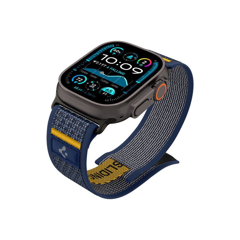 Řemínek pro Apple Watch 44mm/45mm/46mm/49mm Spigen Athlex Air Active Band - modrý - istyle.work