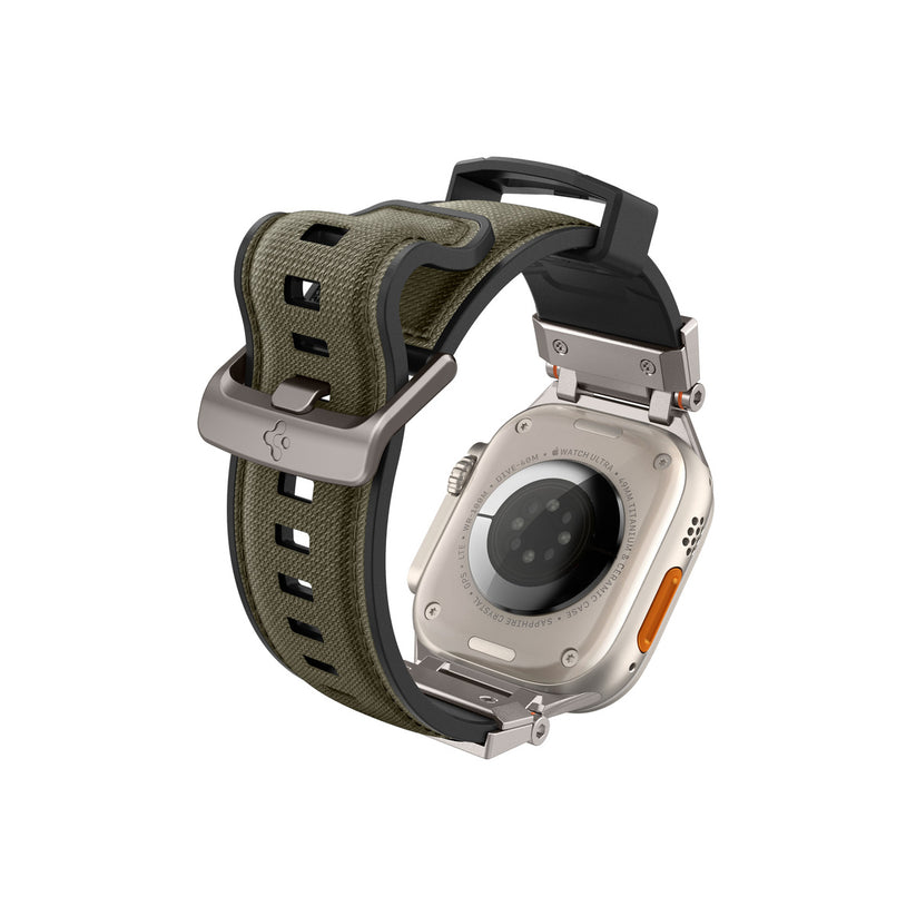 Řemínek pro Apple Watch 49mm/46mm/45mm/44mm Spigen DuraPro Armor - zelený - istyle.work