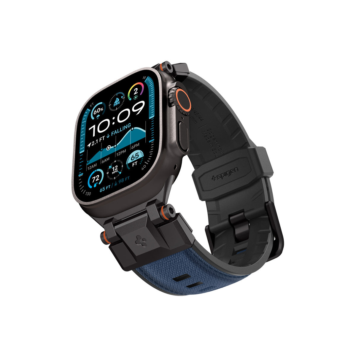 Řemínek pro Apple Watch 49mm/46mm/45mm/44mm Spigen DuraPro Armor - modrý - istyle.work