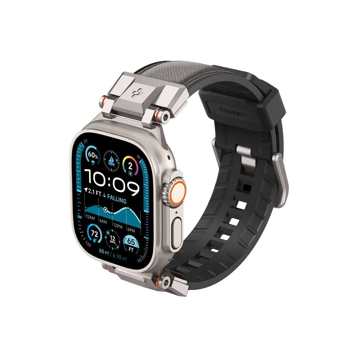 Řemínek pro Apple Watch 49mm/46mm/45mm/44mm Spigen DuraPro Armor - šedý - istyle.work