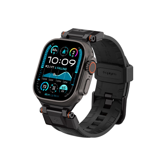 Řemínek pro Apple Watch 49mm/46mm/45mm/44mm Spigen DuraPro Armor - černý - istyle.work