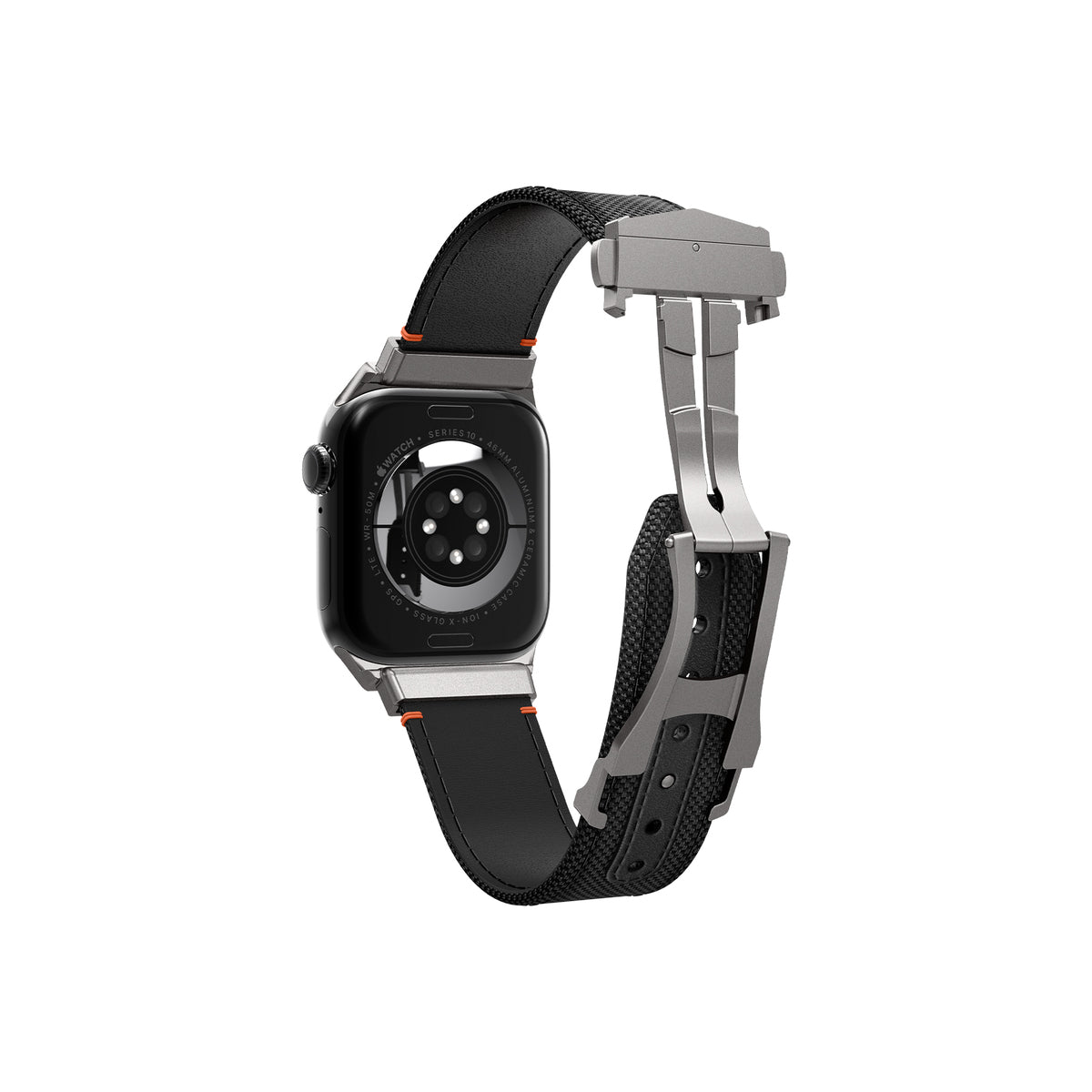 Řemínek pro Apple Watch 49mm/46mm/45mm/44mm Spigen Classic Fit Band - černý - istyle.work