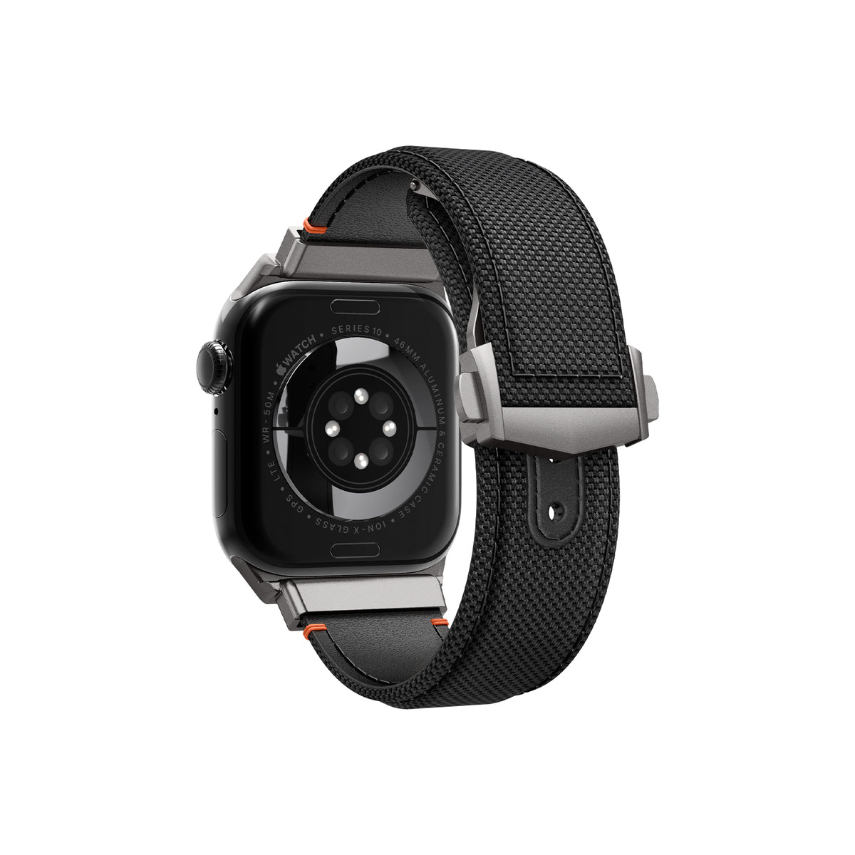 Řemínek pro Apple Watch 49mm/46mm/45mm/44mm Spigen Classic Fit Band - černý - istyle.work