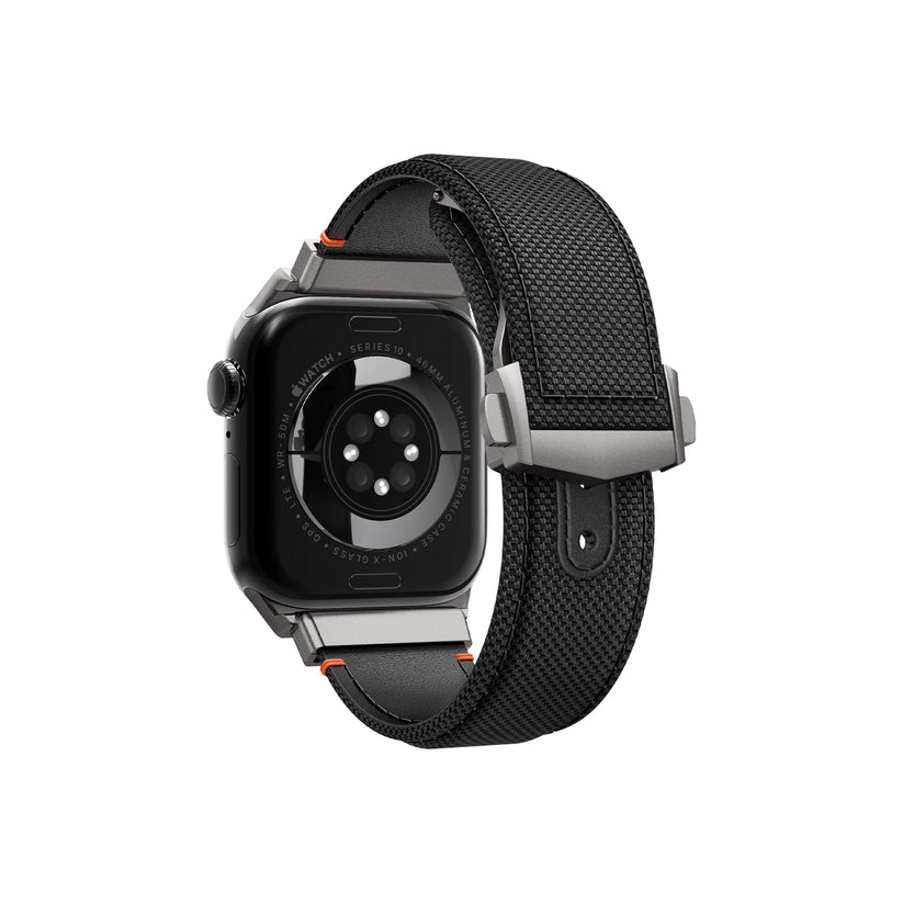 Řemínek pro Apple Watch 49mm/46mm/45mm/44mm Spigen Classic Fit Band - černý - istyle.work
